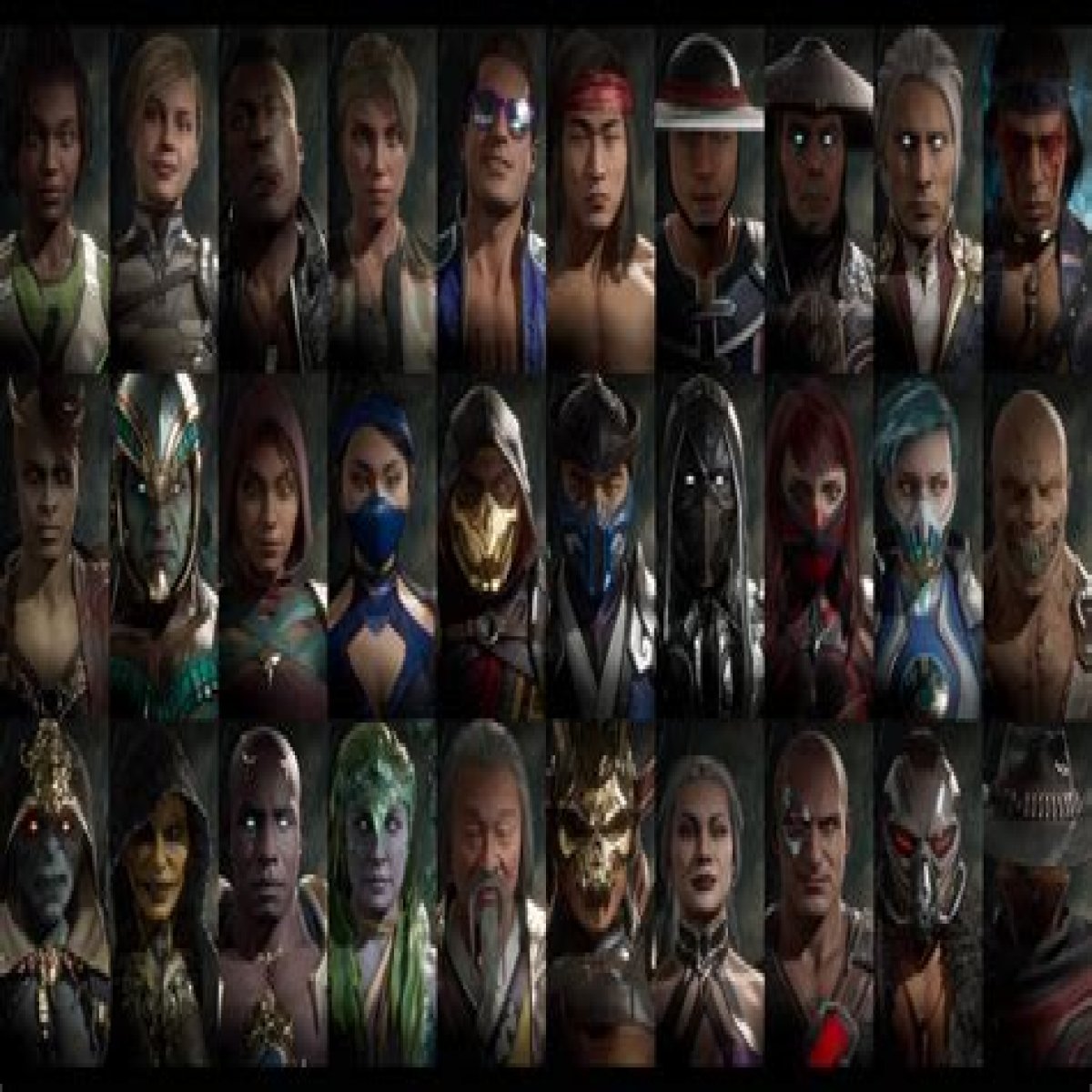 All characters in Mortal Kombat 11
