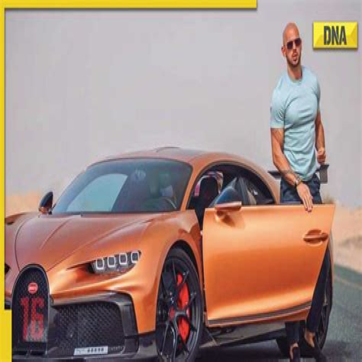Authorities Move To Seize Andrew Tate's $3 Million Bugatti … The Same One He Used To Troll Greta Thunberg