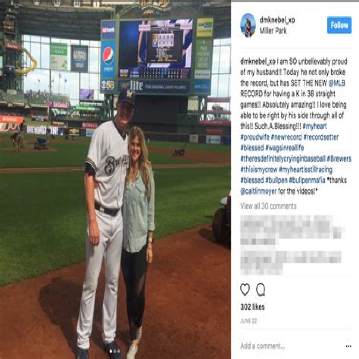  Corey Knebel’s Wife Danielle Knebel 