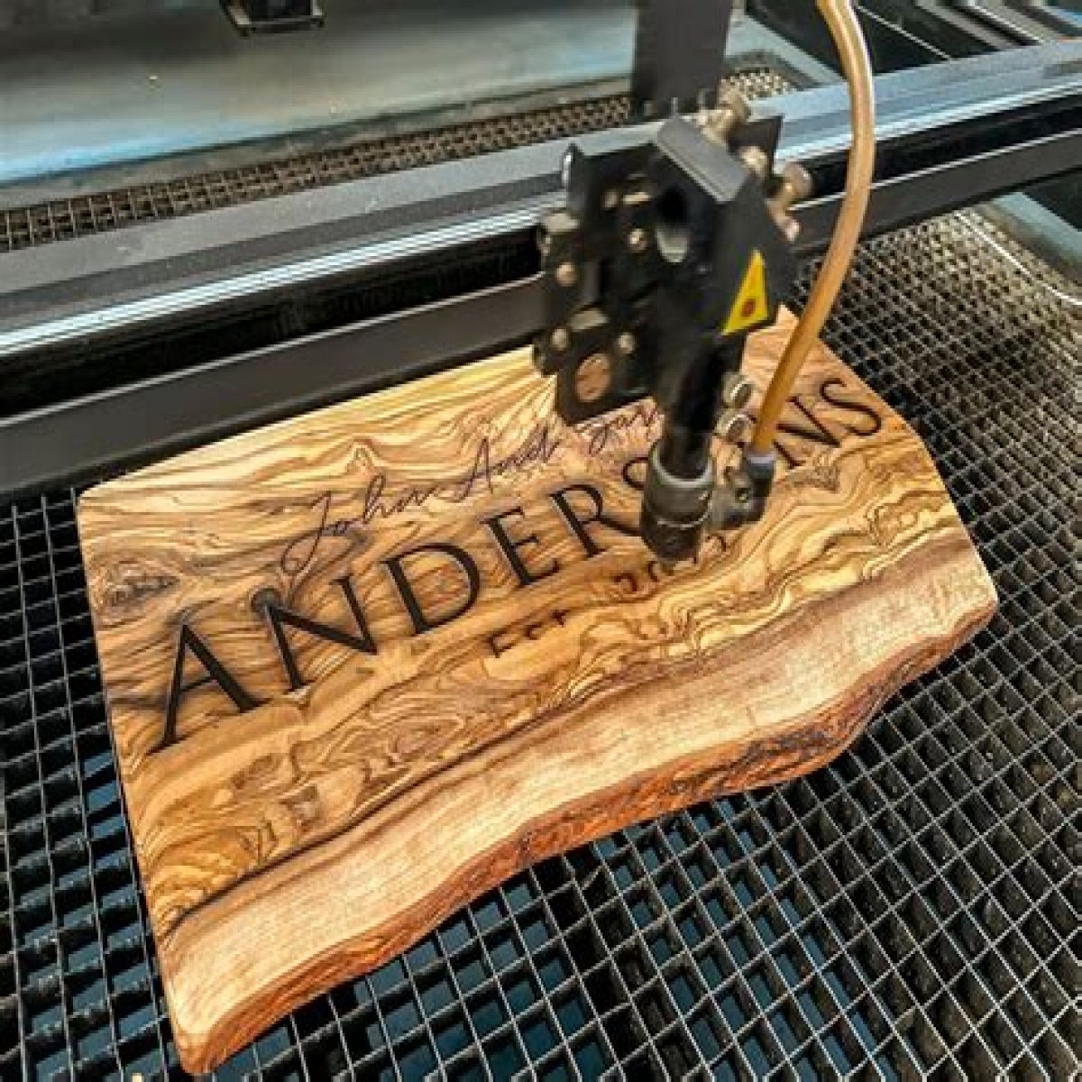 Engrave with acid