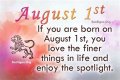 Famous birthdays for August 1