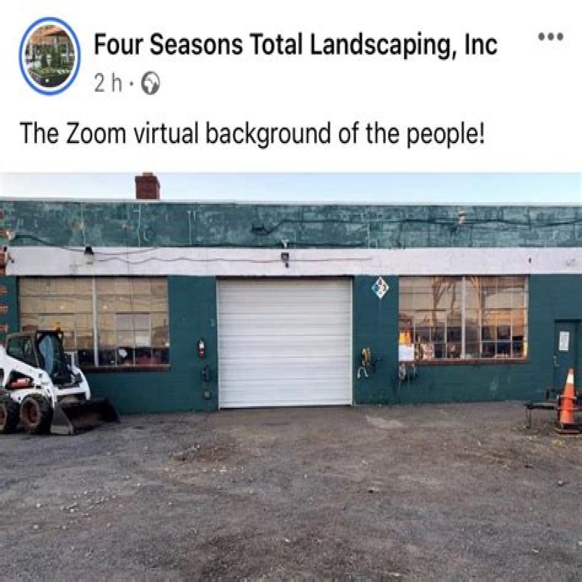 
					Four Seasons Total Landscaping has a Zoom background, hoodies and more
				