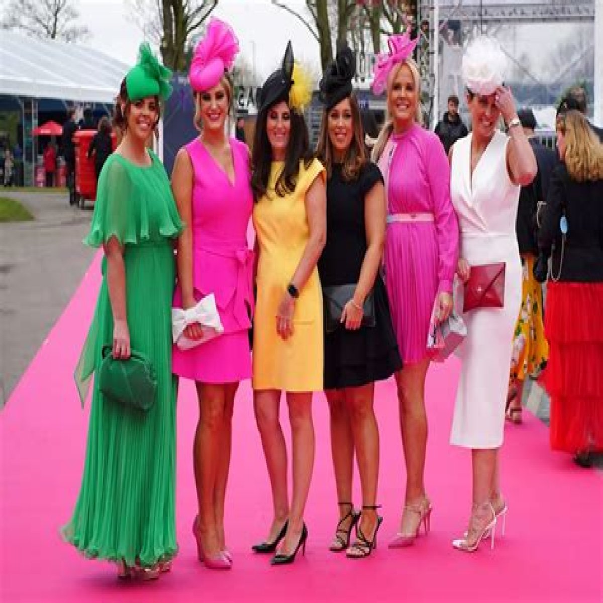 Ladies day at the Grand National Meet at Aintree Racecourse in Liverpool