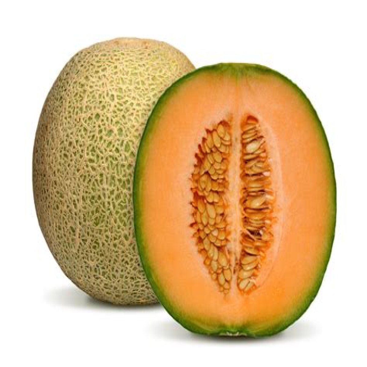 Outer part of a cantaloupe