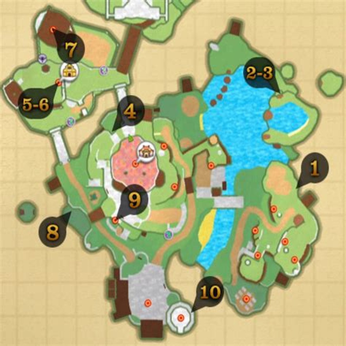 Skyward Sword Gratitude Crystal locations and maps