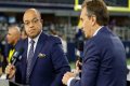 “That was my doppelganger” NBC analyst Chris Collinsworth blames his doppelganger for roasting host Melissa Stark on Sunday Night Football