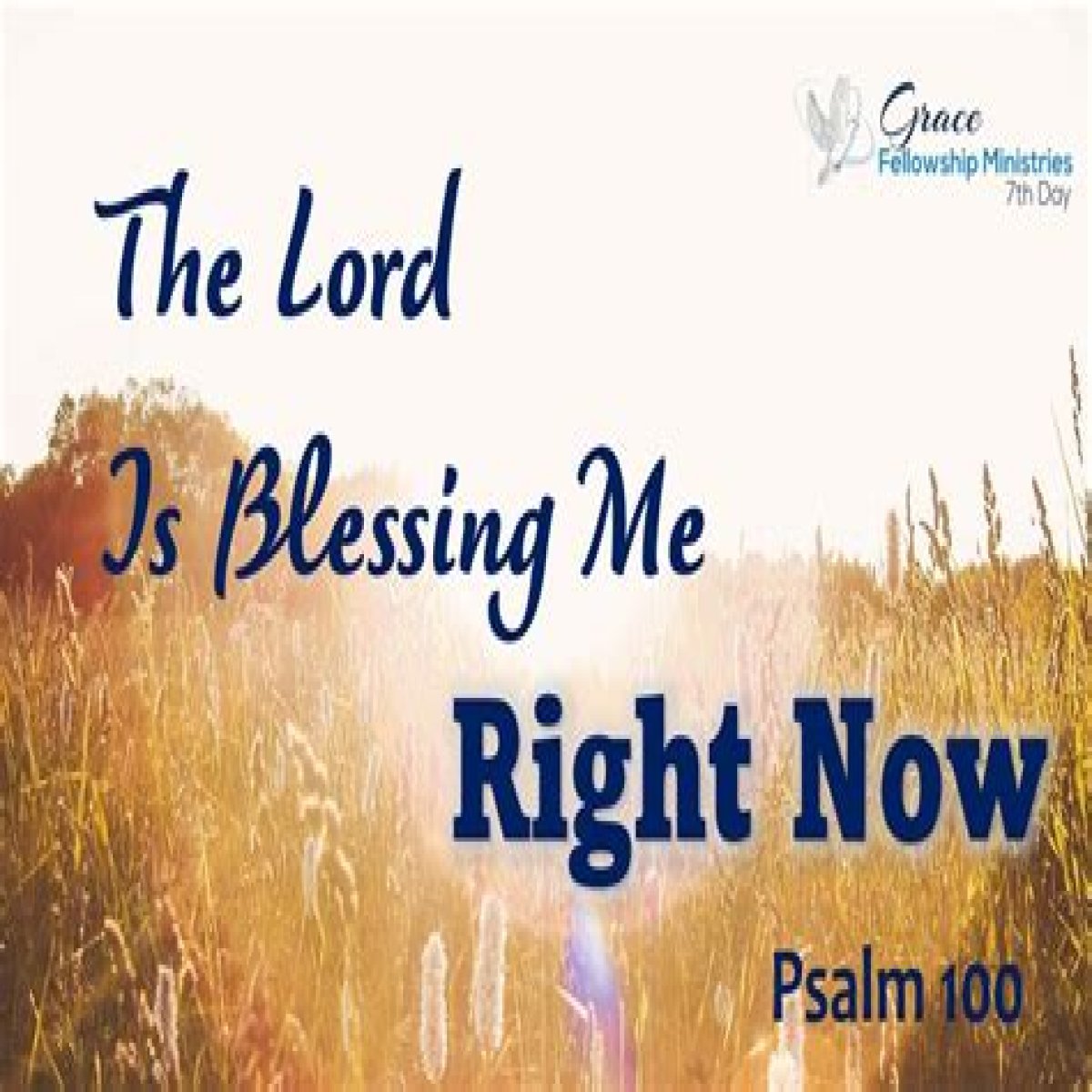 The lord is blessing me right now right now i feel his presence as before him i bow i may not be able to see all he has done for me lyrics