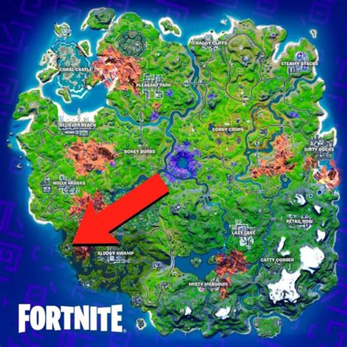 Where is Shanty Town in Fortnite?